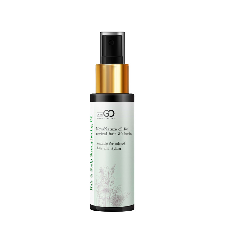 Натуральное масло для волос NovaNature oil for revival hair 30 herbs Dctr.Go Healing Systems 110 мл в Санкт-Петербурге