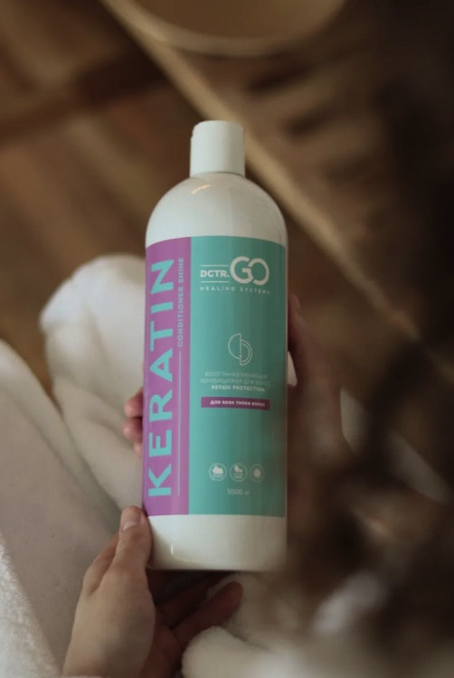 Dctr.Go. Увлажняющий кондиционер бальзам с кератином для волос 1000 мл в Санкт-Петербурге